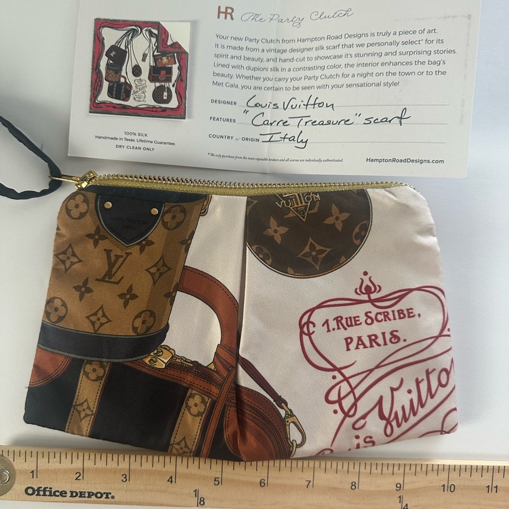 Louis Vuitton Multicolor Silk Scarf Bag from Hampton Road Heirloom Collection